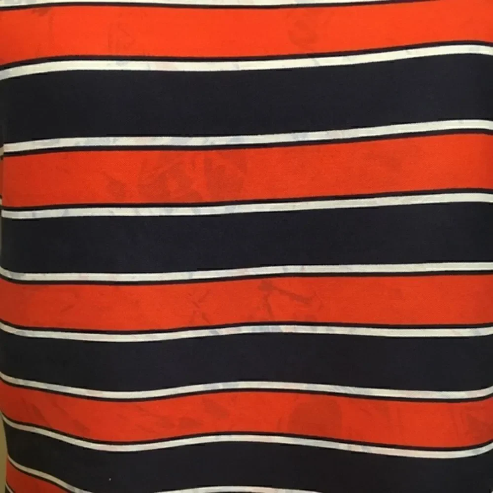 J. Crew Striped Silk Blouse